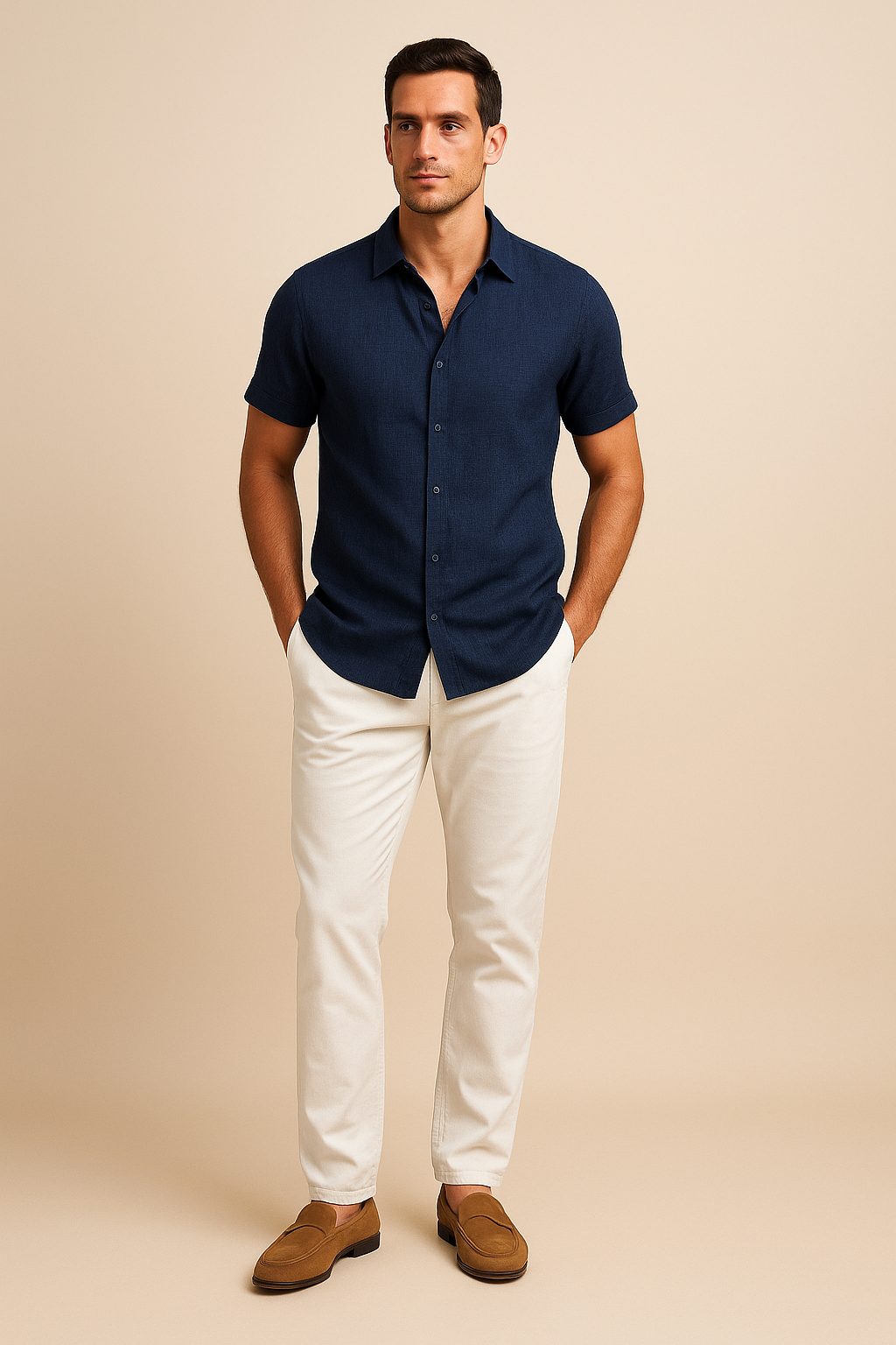 Ashford | Button-Down Shirt – Casual Short Sleeve Style for Men