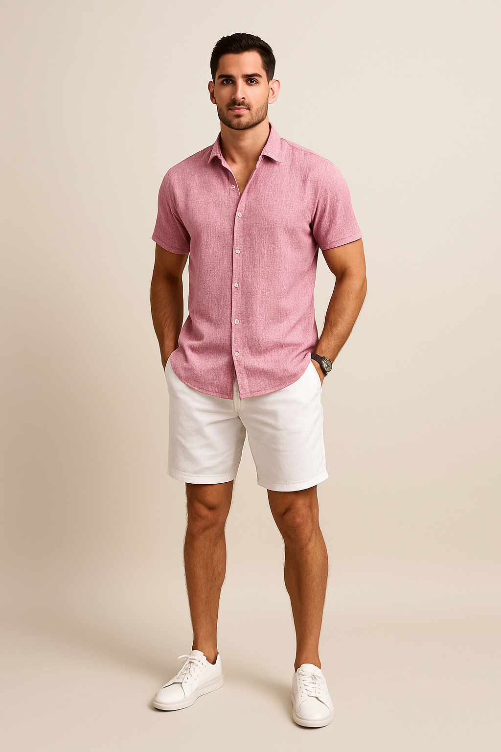 Ashford | Button-Down Shirt – Casual Short Sleeve Style for Men