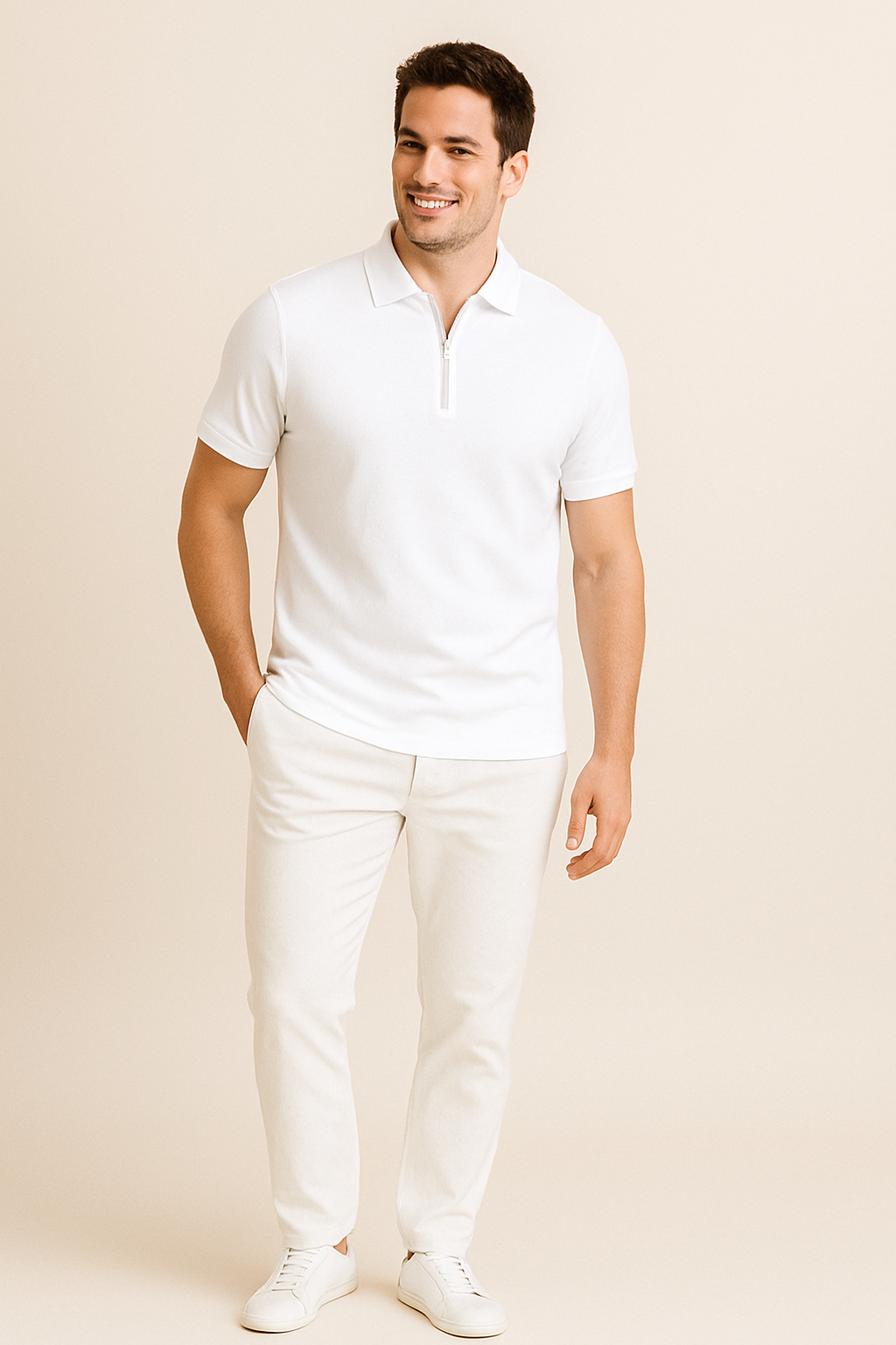 Ashford | Robert Zip Polo Shirt – Slim Fit