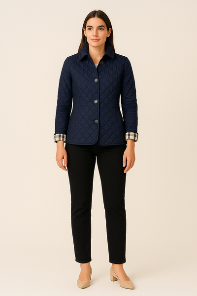 Lightweight Quilted Coat with Button Closure – Classic Fit
