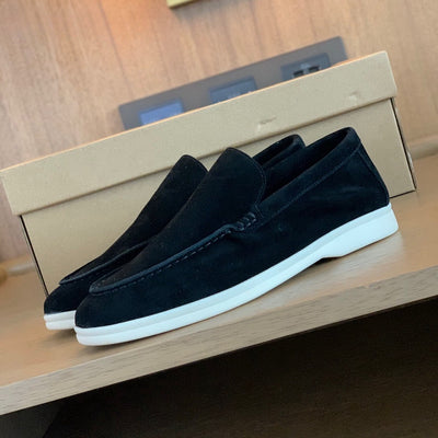 Ashford | Simón – Men's Minimalist Suede Loafers with Classic Silhouette
