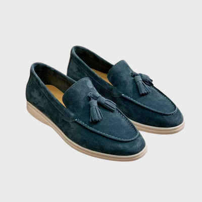 Ashford | Mateo – Men's Suede Tassel Loafers with Moccasin Toe