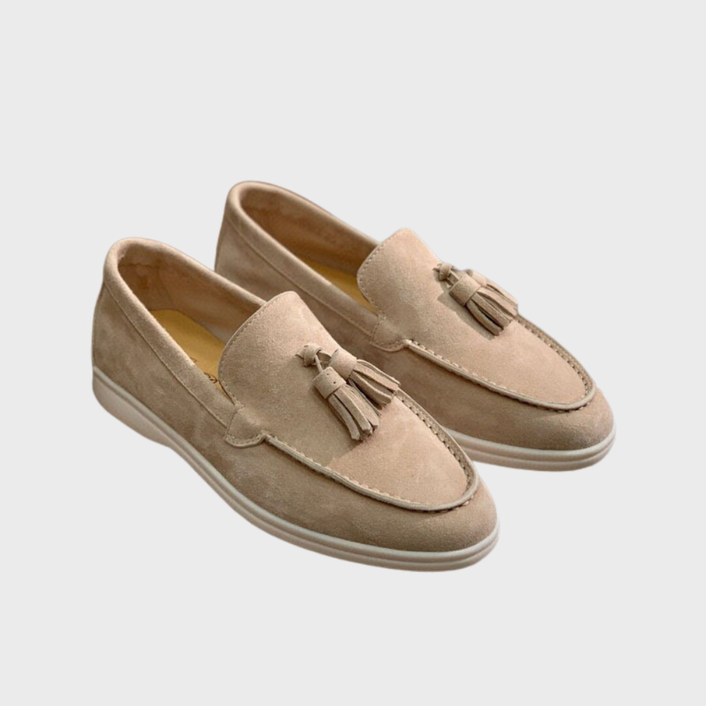 Ashford | Mateo – Men's Suede Tassel Loafers with Moccasin Toe