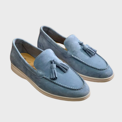 Ashford | Mateo – Men's Suede Tassel Loafers with Moccasin Toe