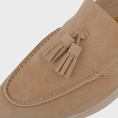 Ashford | Mateo – Men's Suede Tassel Loafers with Moccasin Toe