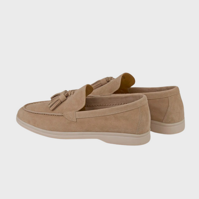 Ashford | Mateo – Men's Suede Tassel Loafers with Moccasin Toe
