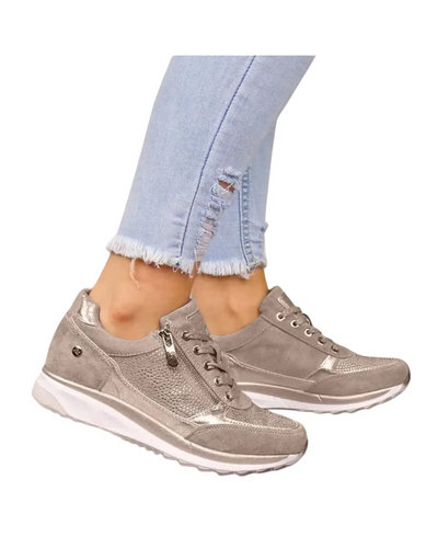 Ashford | Breathable Zipper Sneakers For Women