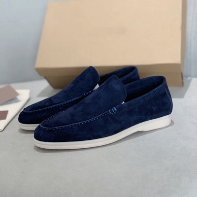 Ashford | Simón – Men's Minimalist Suede Loafers with Classic Silhouette