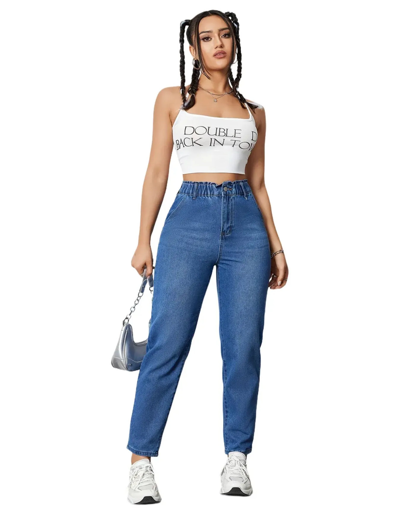 Relaxed Fit High Waist Jeans – Women'S Relaxed High Waist Jeans – Loose Fit,