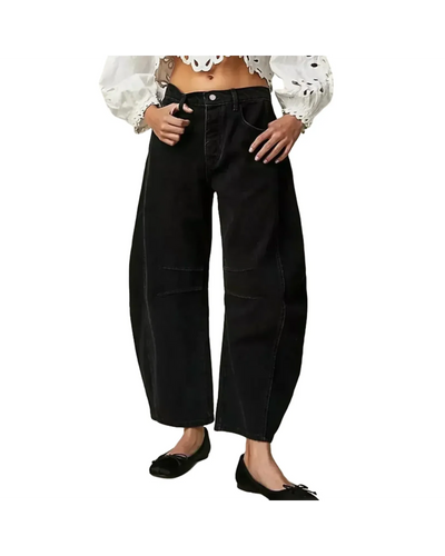 Wide Leg High Waist Jeans – Women'S Wide Leg High Waisted Jeans – Elegant Fit,