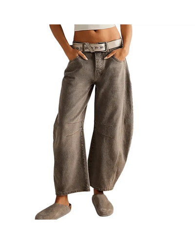 Wide Leg High Waist Jeans – Women'S Wide Leg High Waisted Jeans – Elegant Fit,