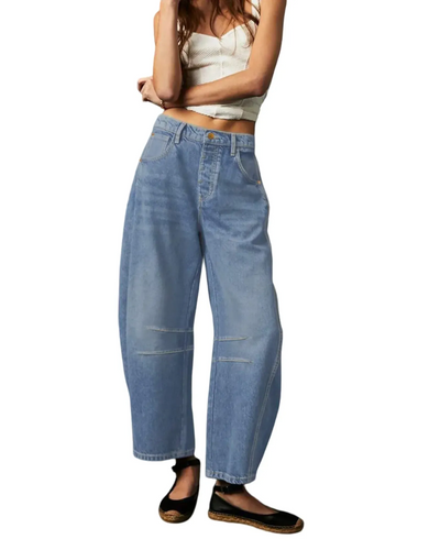 Relaxed Fit High Waist Jeans – Women'S Loose Fit Jeans – Comfortable & Durable,