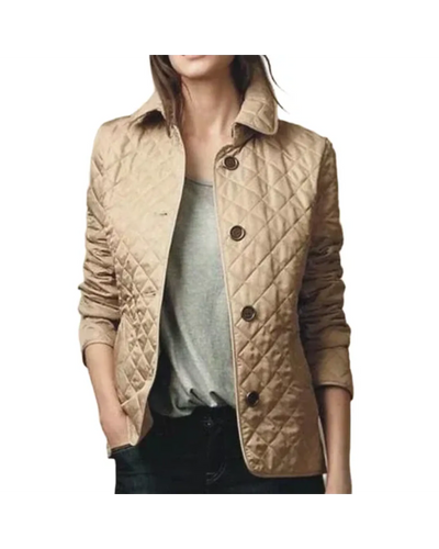 Lightweight Quilted Coat with Button Closure – Classic Fit
