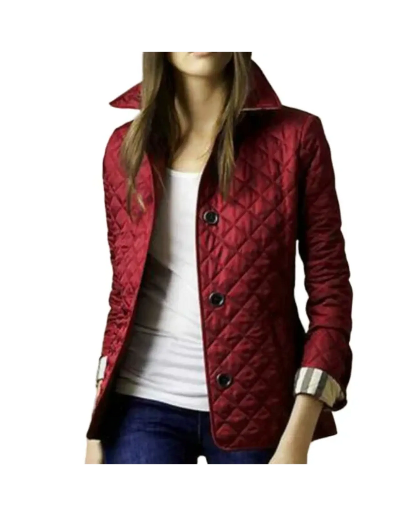 Lightweight Quilted Coat with Button Closure – Classic Fit