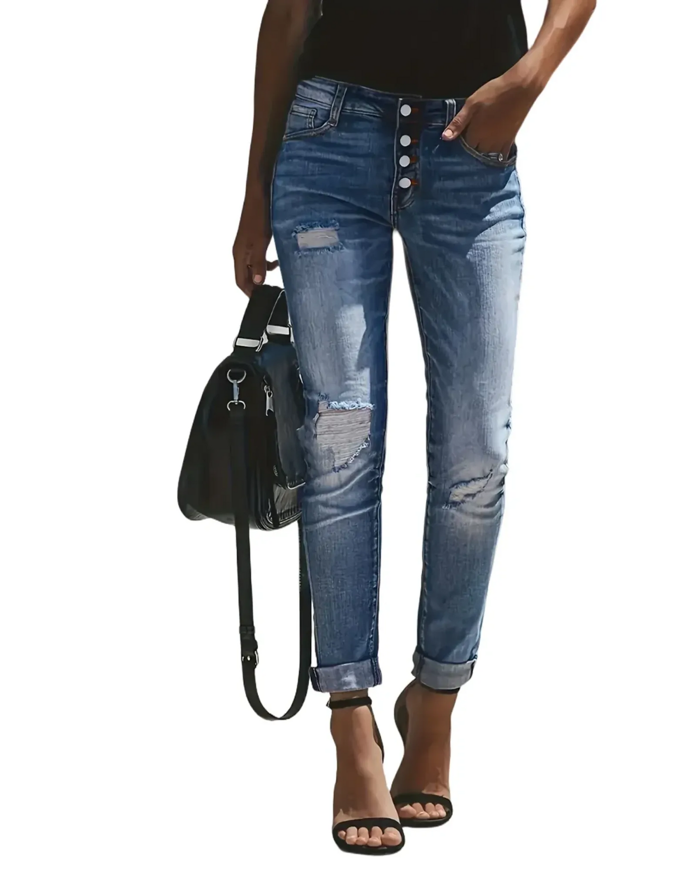Slim Fit High Waist Jeans – Women'S Slim Fit Jeans – High Waist, Classic Style,