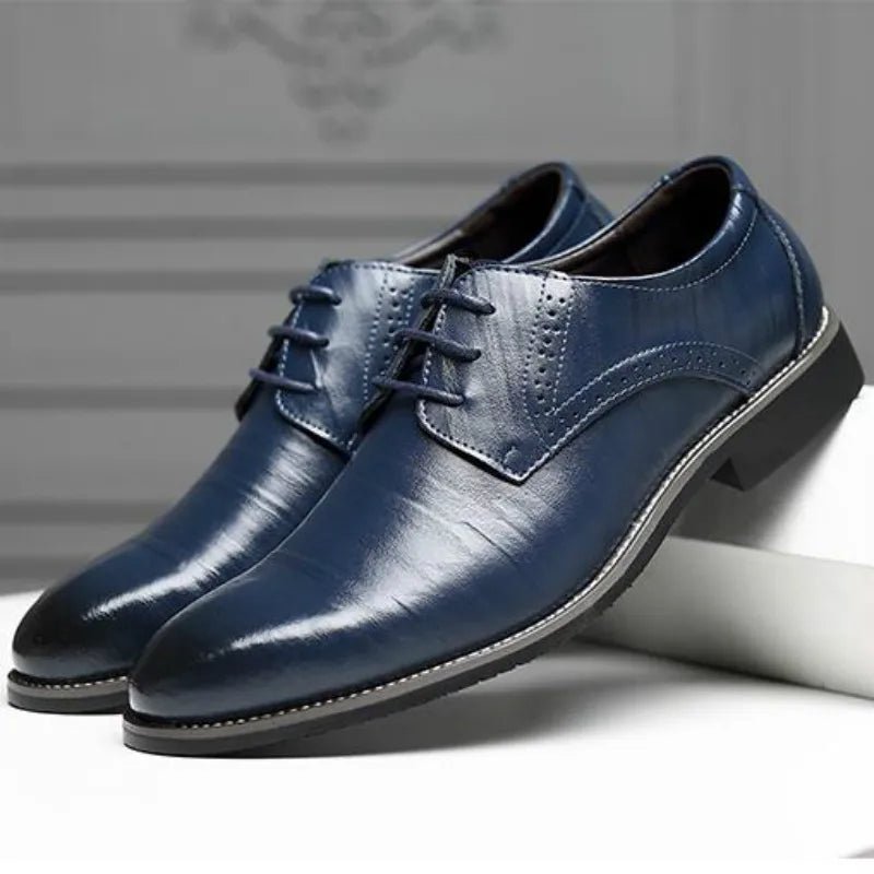 Ashford | Aiden Men’s Oxford Shoes - Polished Leather - Classic Closed Lacing - Formal Dress Style - Ashford London Clothing