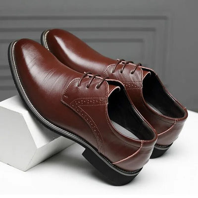Ashford | Aiden Men’s Oxford Shoes - Polished Leather - Classic Closed Lacing - Formal Dress Style - Ashford London Clothing