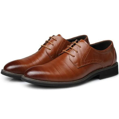 Ashford | Aiden Men’s Oxford Shoes - Polished Leather - Classic Closed Lacing - Formal Dress Style - Ashford London Clothing