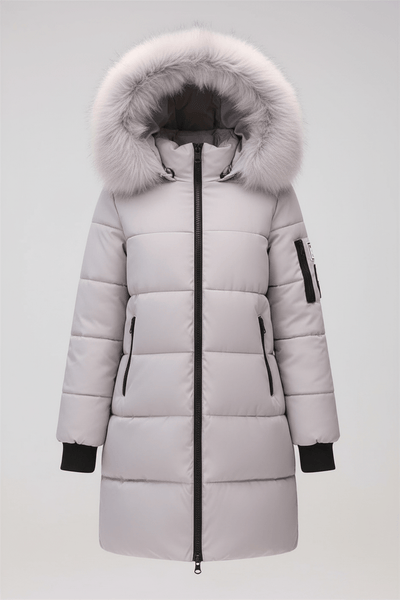 Ashford | Alannah – Women’s Quilted Insulated Parka Jacket with Fur Collar - Ashford London Clothing