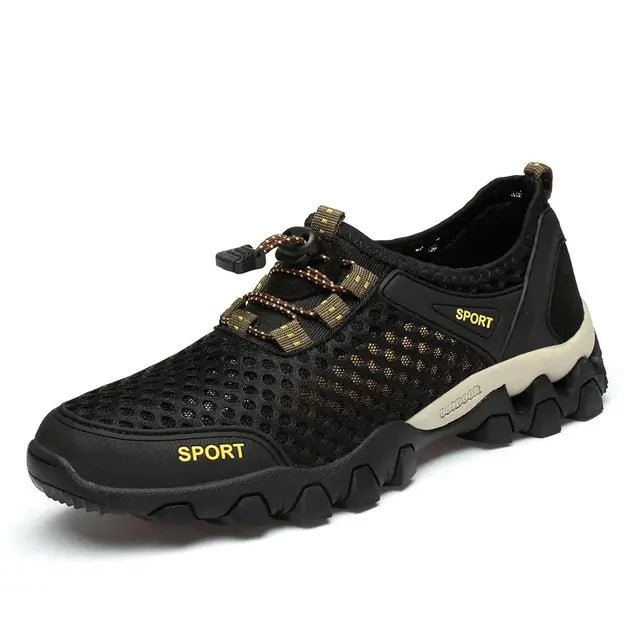 Ashford | Alfie – Mesh Trail Sneakers with Rugged Grip Sole - Ashford London Clothing