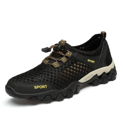 Ashford | Alfie – Mesh Trail Sneakers with Rugged Grip Sole - Ashford London Clothing