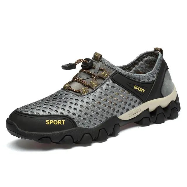 Ashford | Alfie – Mesh Trail Sneakers with Rugged Grip Sole - Ashford London Clothing