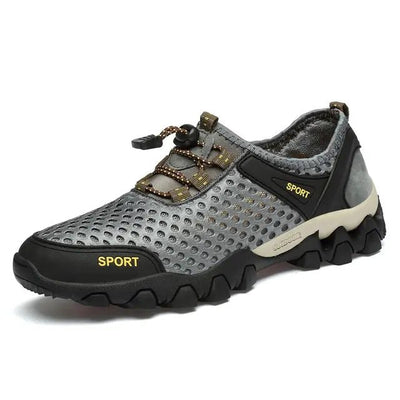 Ashford | Alfie – Mesh Trail Sneakers with Rugged Grip Sole - Ashford London Clothing