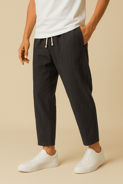 Ashford | Alicante Beach Lightweight Linen Style Trousers with Breathable Weave - Ashford London Clothing