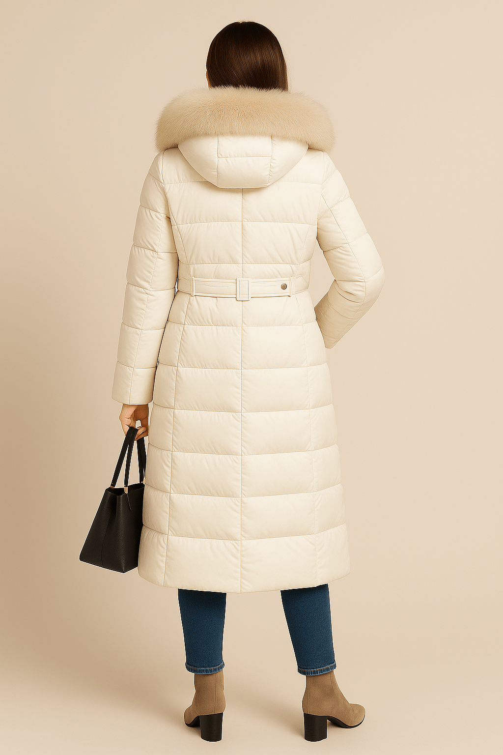 Ashford | Alina – Women’s Long Parka Coat - Ashford London Clothing