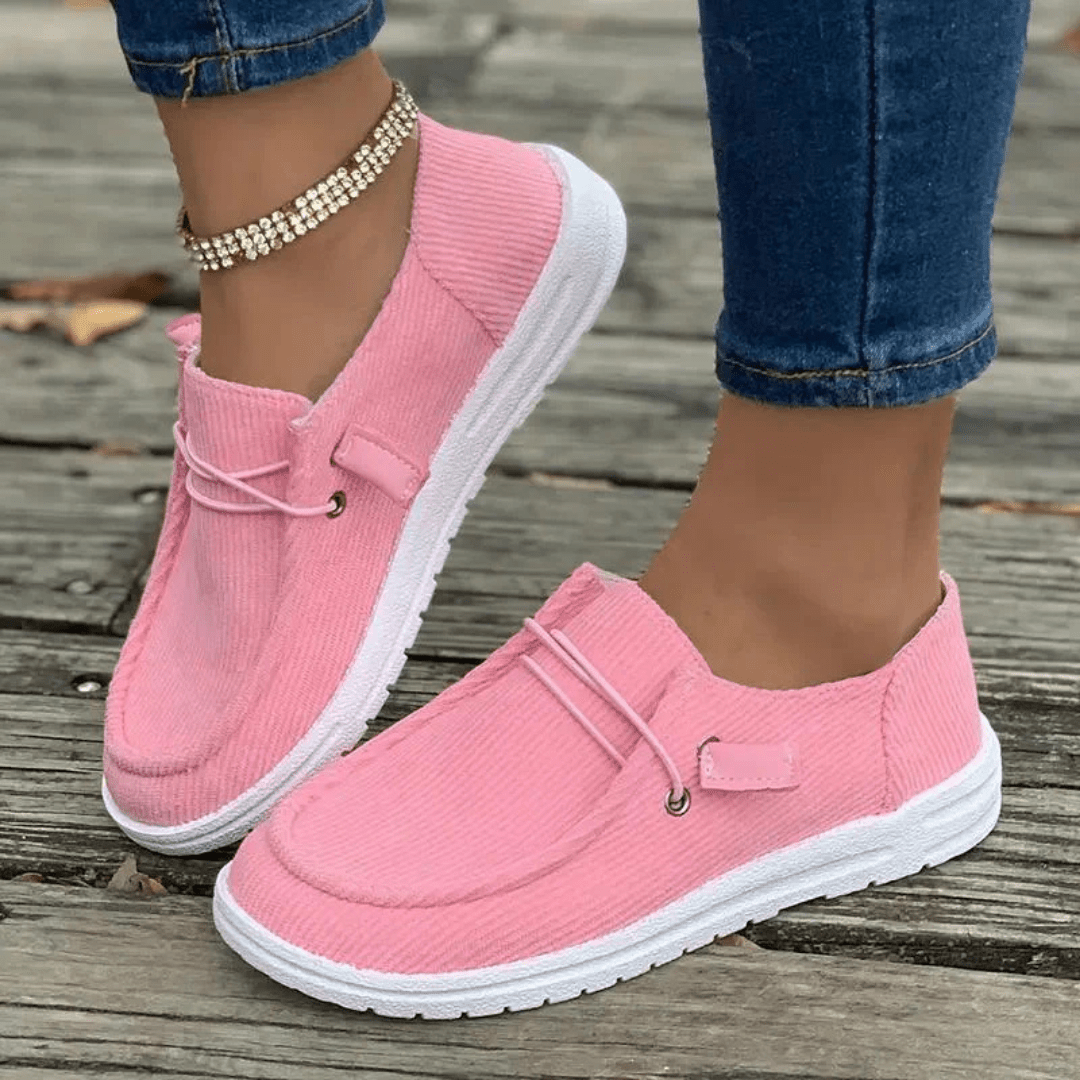Ashford | Amélie – Women’s Slip - On Shoes – Soft Knit – Flat Sole – Textured Upper – Casual Fit - Ashford London Clothing