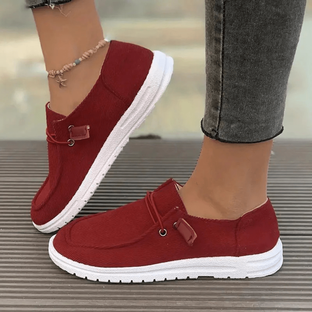 Ashford | Amélie – Women’s Slip - On Shoes – Soft Knit – Flat Sole – Textured Upper – Casual Fit - Ashford London Clothing