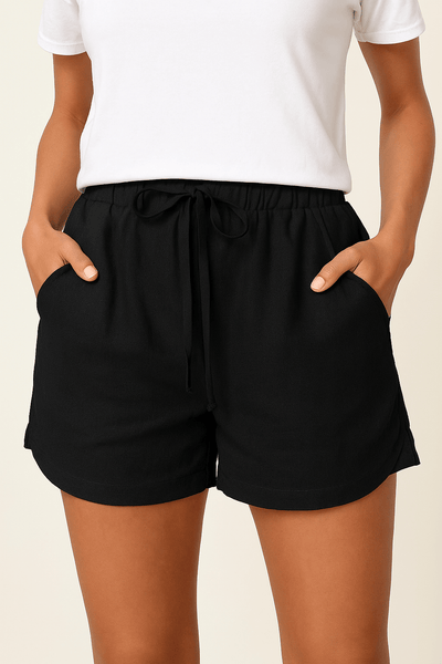 Ashford | Ann Loose Waist Summer Shorts - Ashford London Clothing
