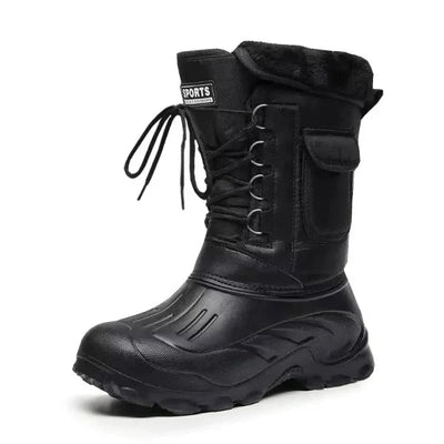 Ashford | Arne – Men’s Waterproof Winter Boots with Faux Fur Lining & EVA Sole - Ashford London Clothing