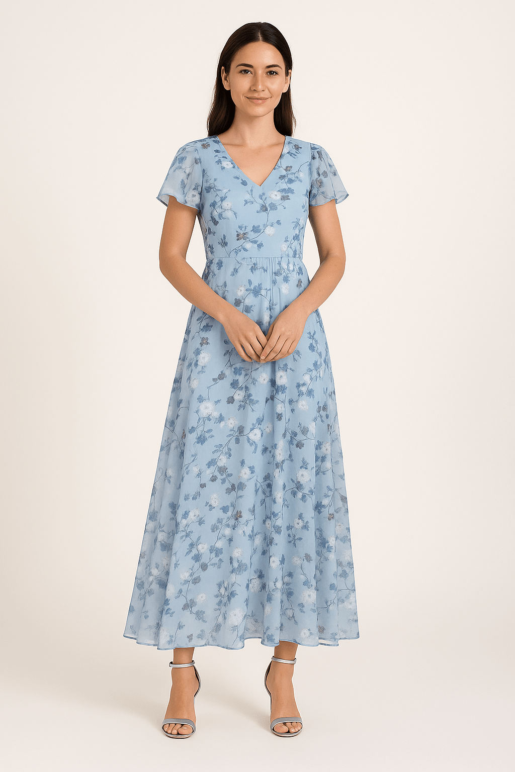 Ashford | Ashford London Womens Elegant Midi Dress - Ashford London Clothing