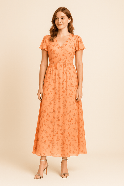 Ashford | Ashford London Womens Elegant Midi Dress - Ashford London Clothing