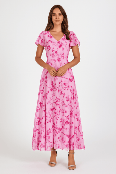Ashford | Ashford London Womens Elegant Midi Dress - Ashford London Clothing