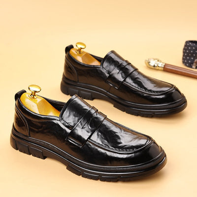 Ashford | Blair – Men's Slip - On Leather Loafers with Modern Fit - Ashford London Clothing