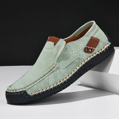 Ashford | Brodie – Men's Slip - On Leather Loafers with Modern Fit - Ashford London Clothing