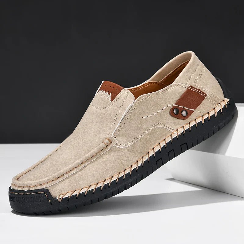 Ashford | Brodie – Men's Slip - On Leather Loafers with Modern Fit - Ashford London Clothing