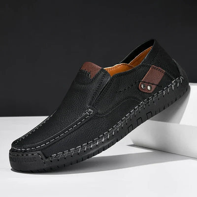 Ashford | Brodie – Men's Slip - On Leather Loafers with Modern Fit - Ashford London Clothing