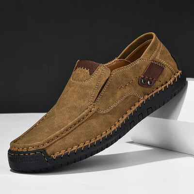 Ashford | Brodie – Men's Slip - On Leather Loafers with Modern Fit - Ashford London Clothing