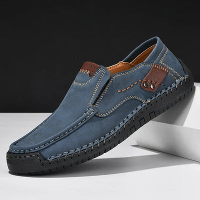 Ashford | Brodie – Men's Slip - On Leather Loafers with Modern Fit - Ashford London Clothing