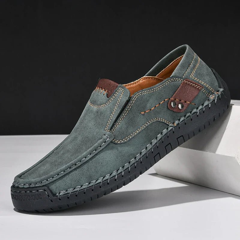 Ashford | Brodie – Men's Slip - On Leather Loafers with Modern Fit - Ashford London Clothing