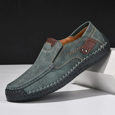 Ashford | Brodie – Men's Slip - On Leather Loafers with Modern Fit - Ashford London Clothing