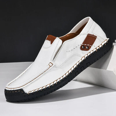 Ashford | Brodie – Men's Slip - On Leather Loafers with Modern Fit - Ashford London Clothing
