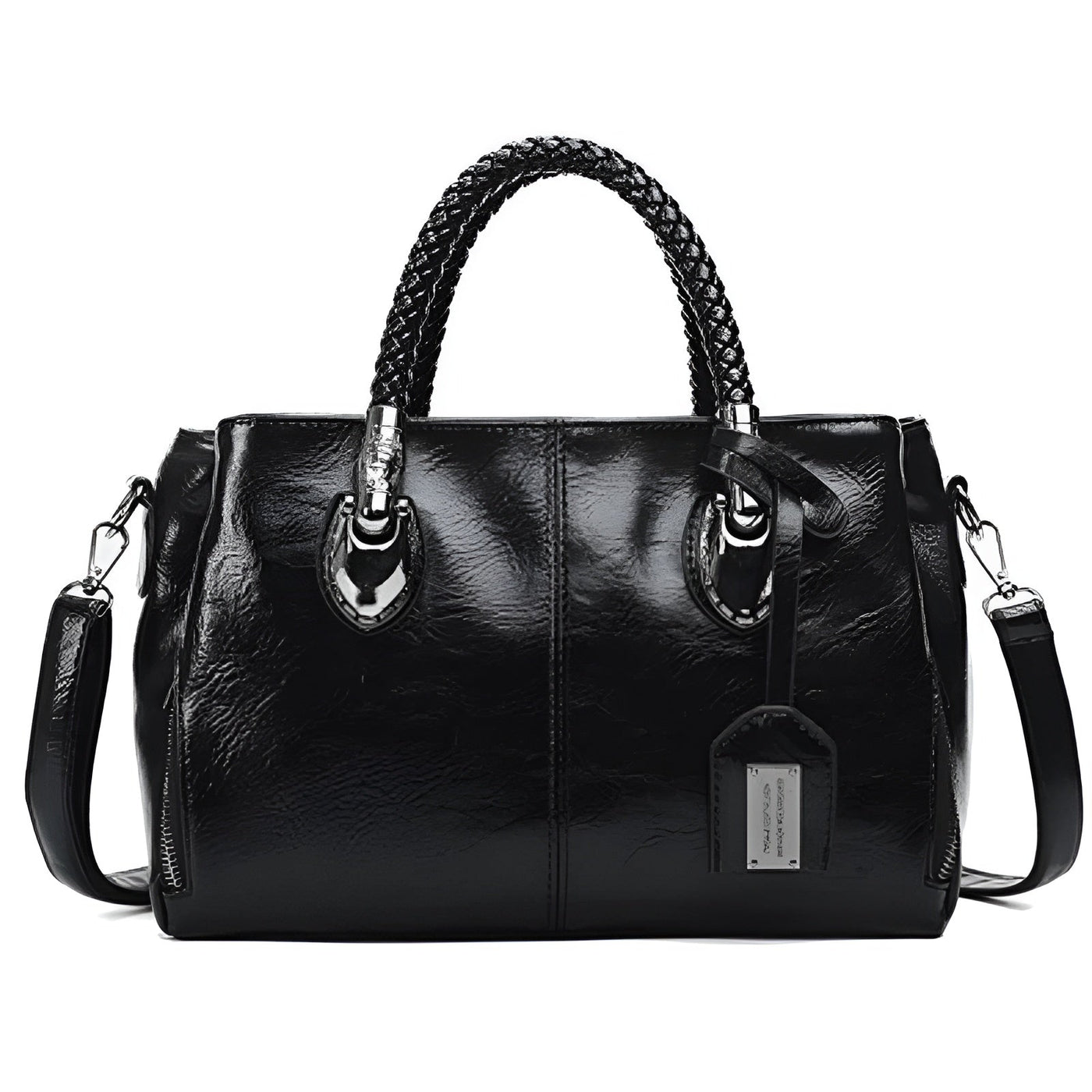 Ashford | Brynhildur – Elegant Braided Handle Handbag for Women - Ashford London Clothing