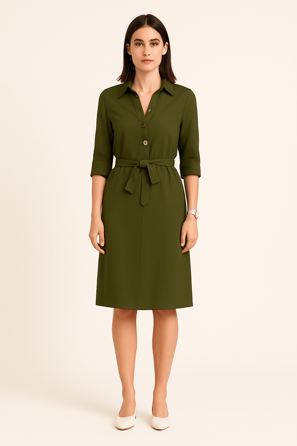 Ashford | Button Shirt Dress - Ashford London Clothing
