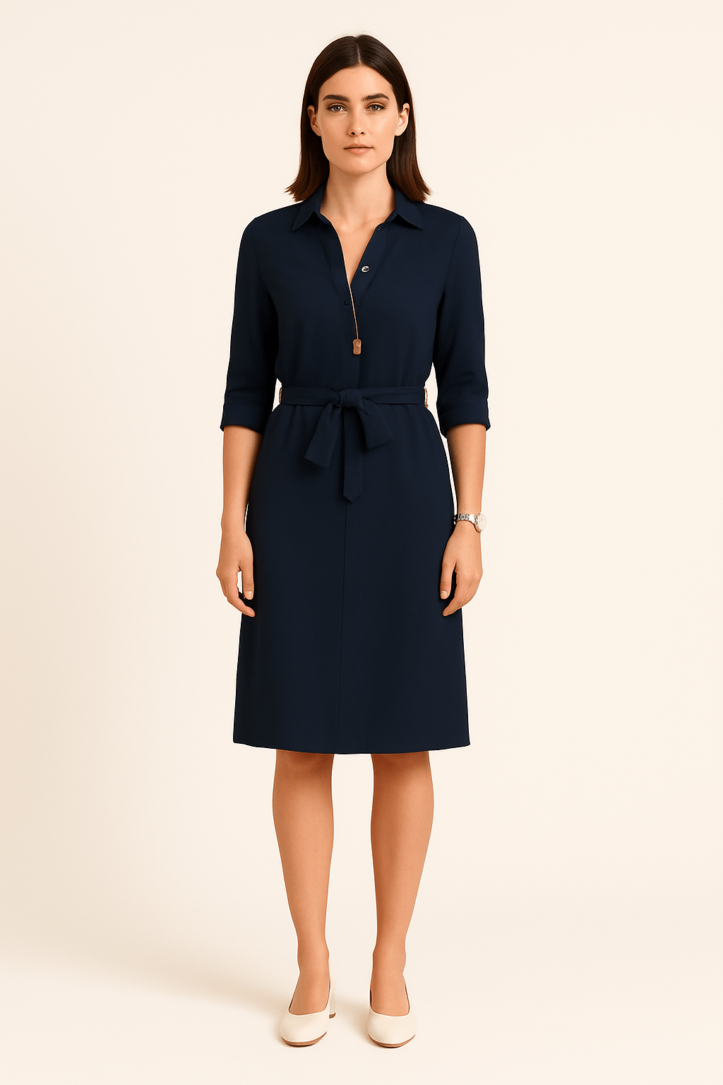 Ashford | Button Shirt Dress - Ashford London Clothing