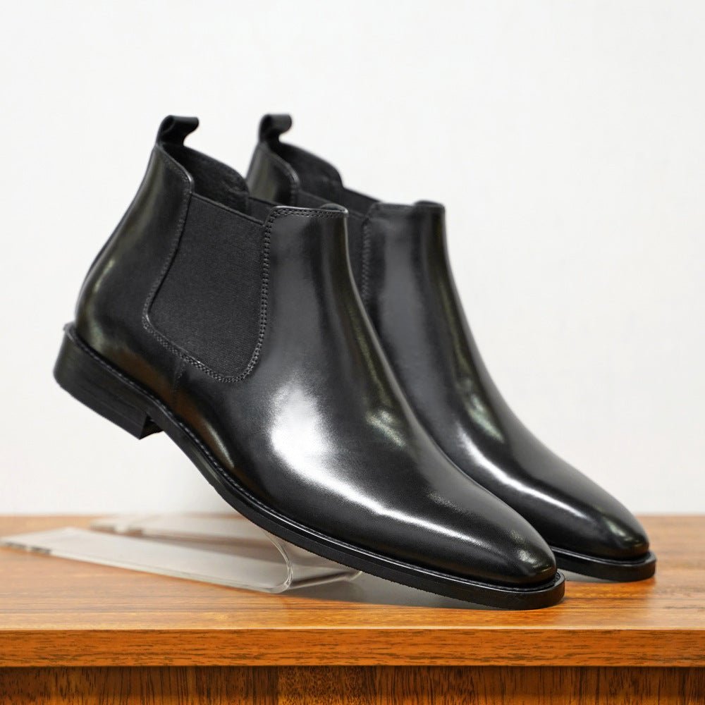 Ashford | Callan – Men’s Slim Fit Chelsea Boots in PU Leather - Ashford London Clothing