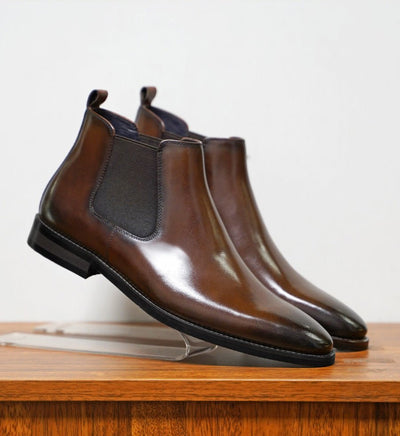Ashford | Callan – Men’s Slim Fit Chelsea Boots in PU Leather - Ashford London Clothing